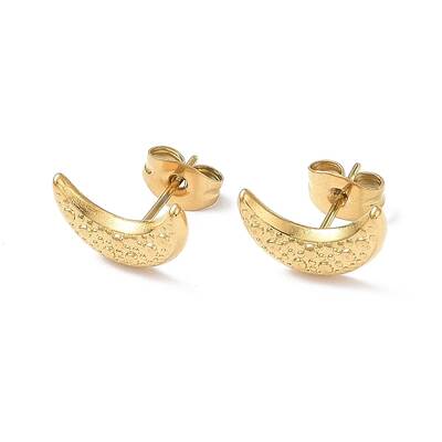 Ion Plating(IP) 304 Stainless Steel Stud Earring for Women