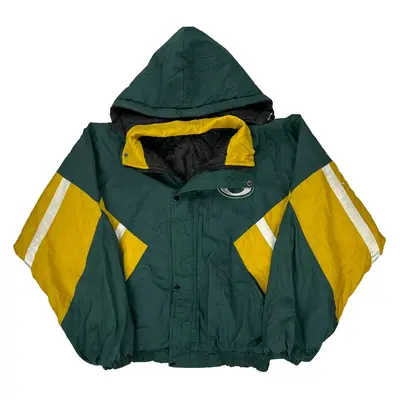 Green Bay Packers Starter Nfl Varsity Jacket - Medium Green Nylon