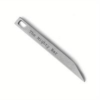 Heavy Duty EDC Keychain Pry Bar, Keychain Pry Bar Tool, Portable Household Multifunctional Keychain Multitool, Small Stainle...