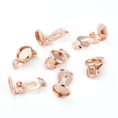 304 Stainless Steel Clip-on Earring Setting