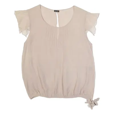 JOSEPH Womens Blouse Beige Silk L