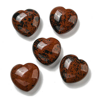 Natural Mahogany Obsidian Statues Ornaments