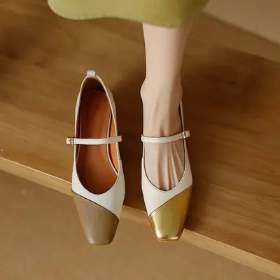CHIKO Kary Square Toe Block Heels Mary Jane Shoes