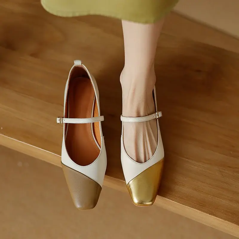 CHIKO Kary Square Toe Block Heels Mary Jane Shoes