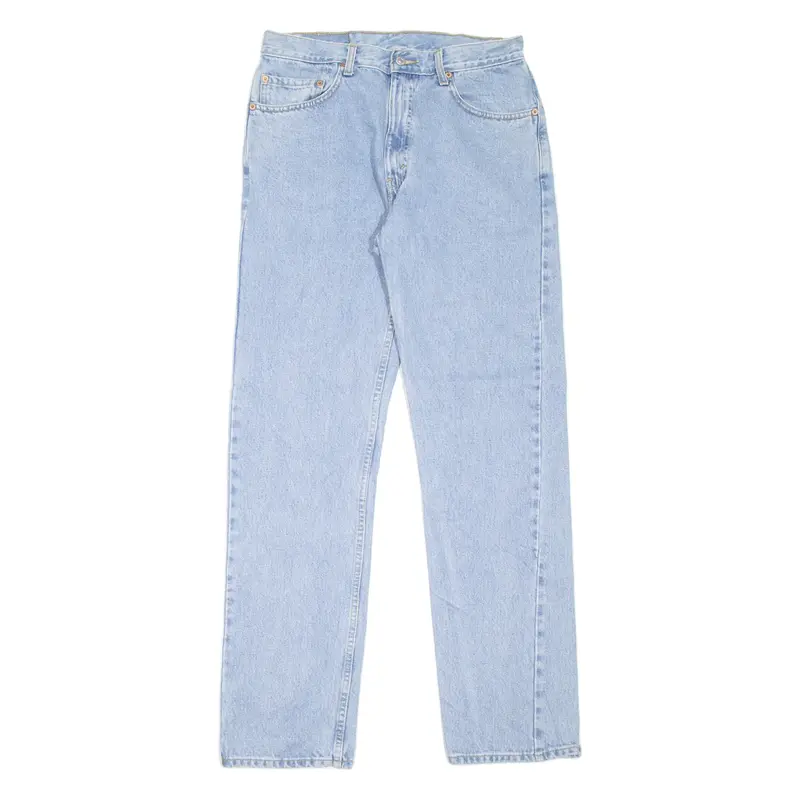 LEVI'S 505 Jeans Mens Blue Regular Straight 90s W34 L34