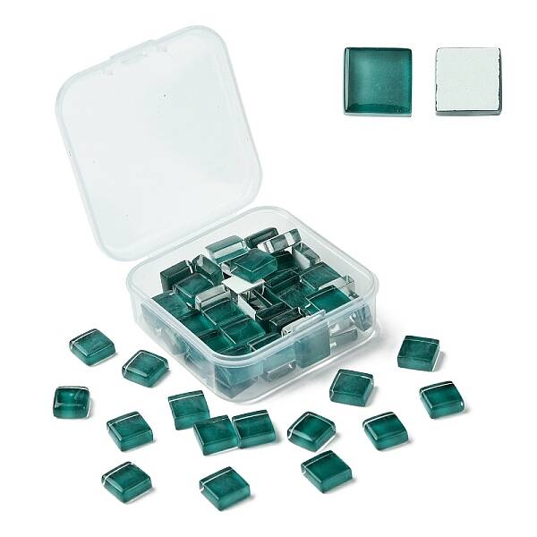 60Pcs Transparent Glass Cabochons