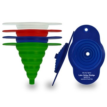 250 Customized Cook's Choice Collapsible Silicone Funnel - Heat ...