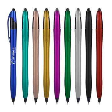 250 Custom Metallic Dart Pen - Plunger Action