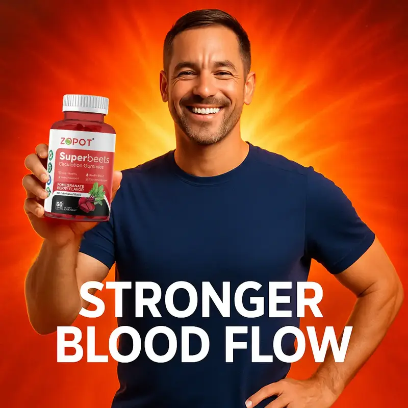 ZOPOT SuperBeets Circulation Gummies - Boost Energy & Support Heart Health