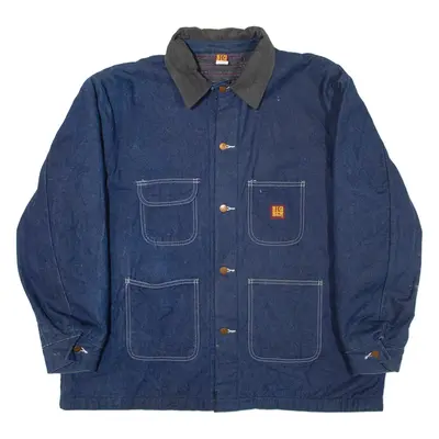 BIG BEN Workwear Mens Chore Jacket Blue Chambray 2XL