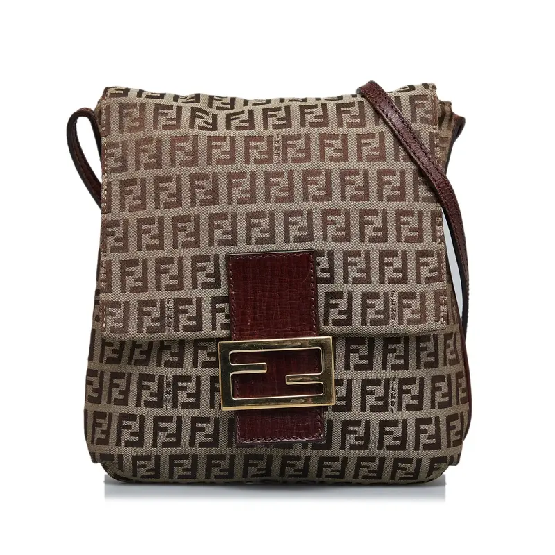 Pre-owned FENDI Canvas Crossbody Bags Zucchino Crossbody