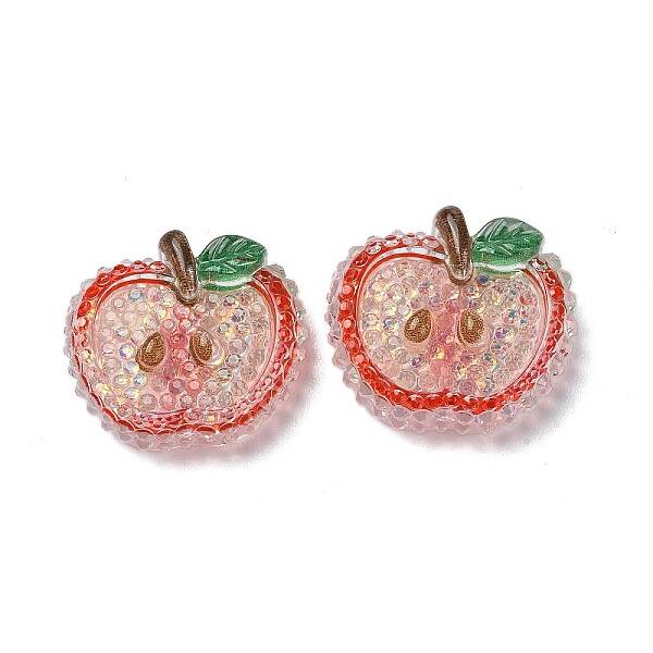 Fruit Transparent Epoxy Resin Decoden Cabochons