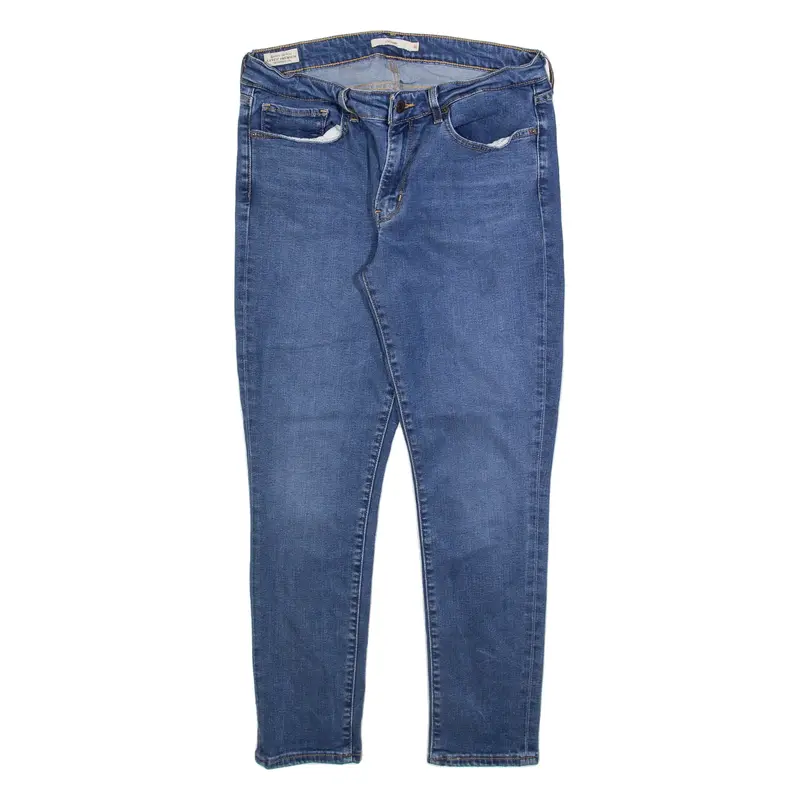 LEVI'S 711 Big E Womens Jeans Blue Slim Skinny W30 L28