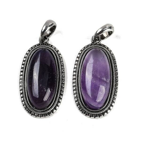 Natural Amethyst Pendants