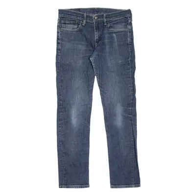 LEVI'S 511 Jeans Mens Blue Slim Straight Stone Wash W31 L32