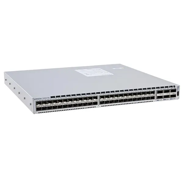 DCS-7050SX-72Q-F Arista 7050X 48x SFP+ and 6x 40GbE QSFP+ Switch Front-to-rear Airflow and 2x AC Power Supplies