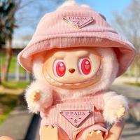 6.7inch Labubu Clothes Set, Hat &Overalls Set for 17cmLabubuAccessories Suit, Cute Clothes forLabubu Dressup Unigue Style
