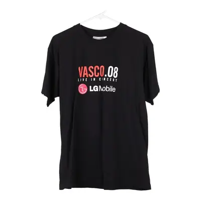 Vasco Rossi The Big Apple T-Shirt - Large Black Cotton