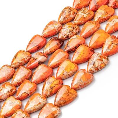 Natural Imperial Jasper Bead Strands