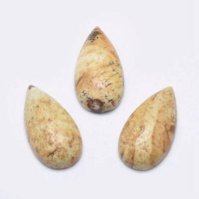 Natural Picture Jasper Cabochons