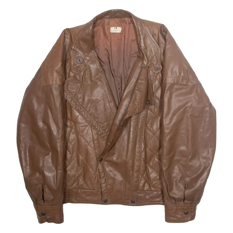 AMARO Mens Jacket Brown L