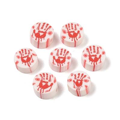 Christmas Theme Handmade Polymer Clay Beads