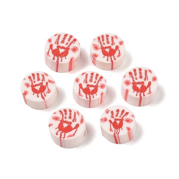 Christmas Theme Handmade Polymer Clay Beads