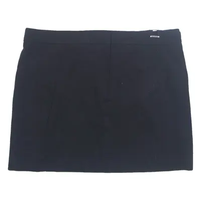KAREN MILLEN Womens Straight Skirt Black Short UK 14