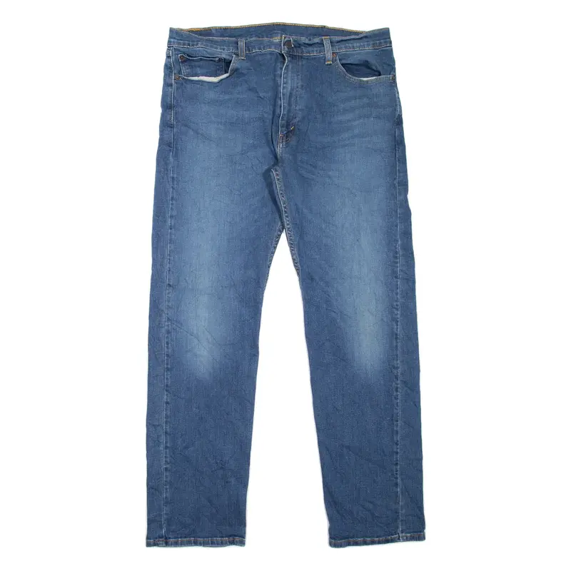LEVI'S 505 Jeans Mens Blue Regular Straight Stone Wash W38 L34