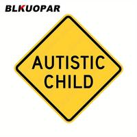 Autistic Child Anti-scratch Warning Sign, Waterproof & Sunlight-proof Car Sticker, Car Exterior Decoration Accessories for Ca...