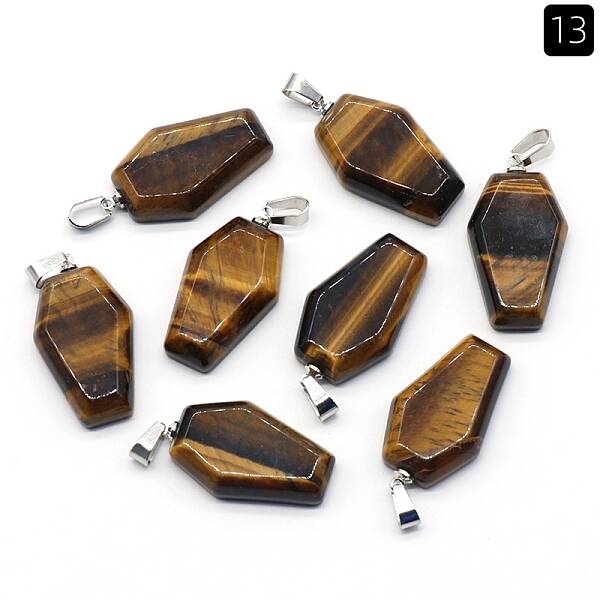 Natural Tiger Eye Pendants
