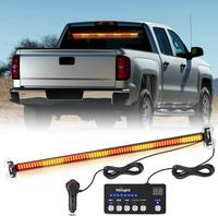 Nilight 144LED Traffic Advisor Strobe Light Bar with Controller Amber Red Emergency Warning Lights Hazard Interior Front/Rear...