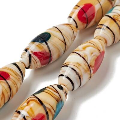 Handmade Lampwork Beads Strand