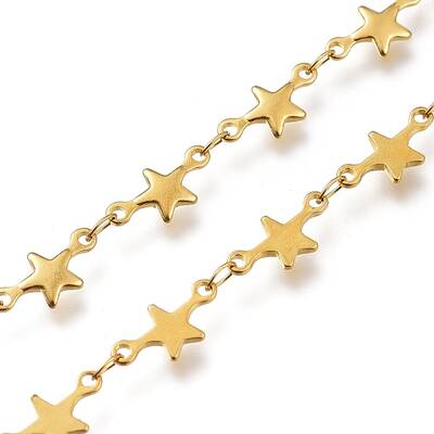 304 Stainless Steel Star Link Chains