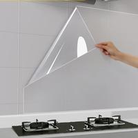 Kitchen Wall Protector Film, 1 Roll 118 Inch Waterproof & Oil-proof Wall Protector Film, Removable Wall Sticker for Kitchen, ...