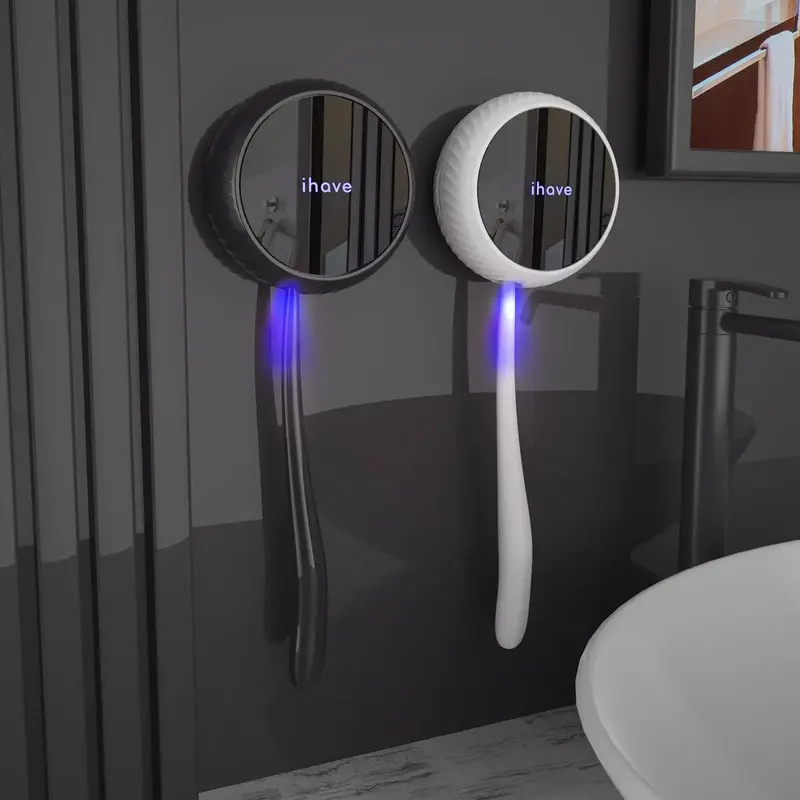 iHave Toothbrush Sanitizer – Wall-Mounted UV Toothbrush Holders for Bathrooms, Stylish Bathroom Accessories and Bathroom De...