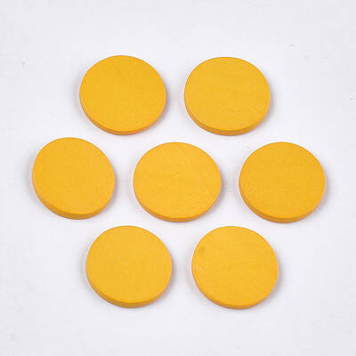 Painted Wood Cabochons