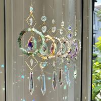 Sun Catcher, 1 Count Crystal Sun Catcher, Hanging Decor for Home Living Room Bedroom, Home Decor, Room Decor, Gift for Friend...