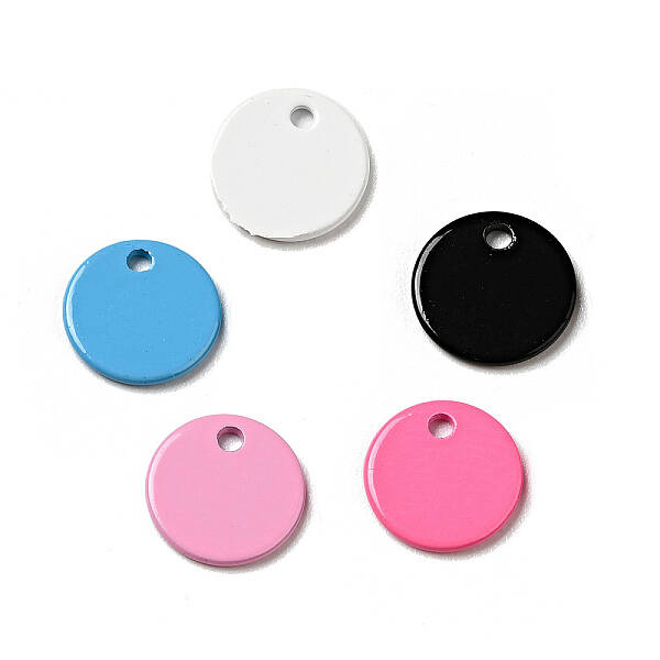 Spray Painted 201 Stainless Steel Charms