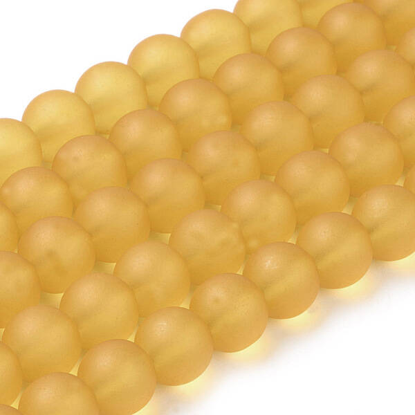 Transparent Glass Bead Strands