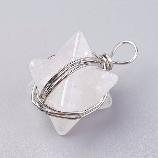 Natural Quartz Crystal Pendants