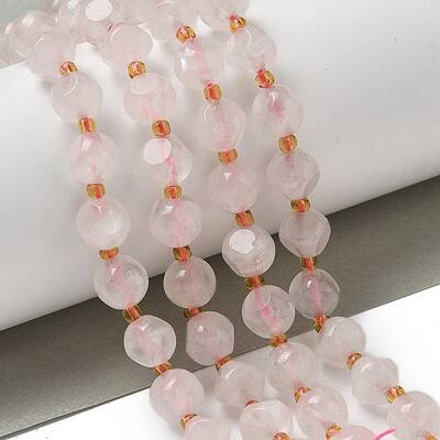 Natural Rose Quartz Beads Strands