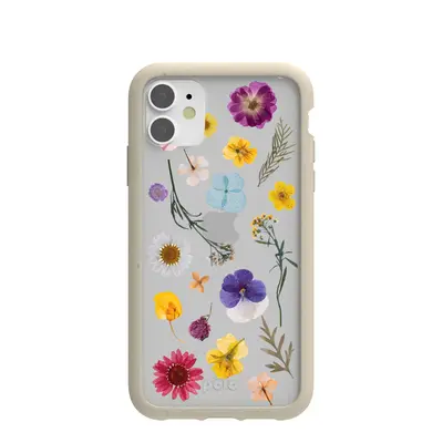 Clear Springtime iPhone 11 Case With London Fog Ridge