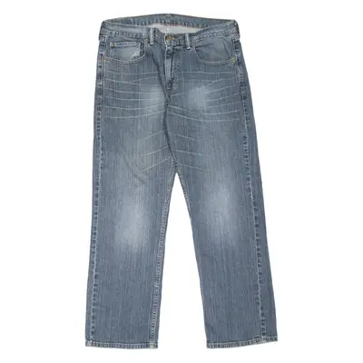 LEVI'S 559 Jeans Mens Blue Relaxed Straight Stone Wash W33 L30