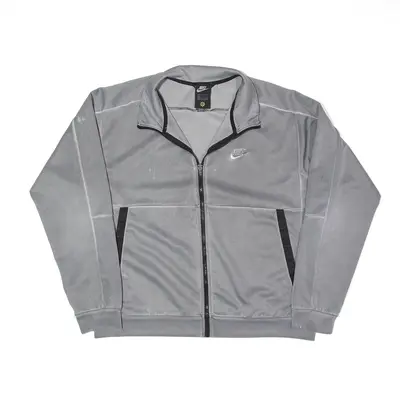 NIKE Pinwheel Track Jacket Grey Mens L