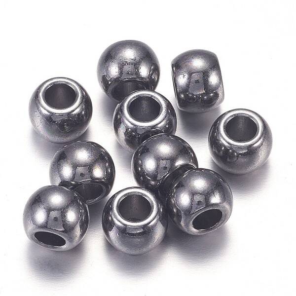 Tibetan Style Alloy European Beads