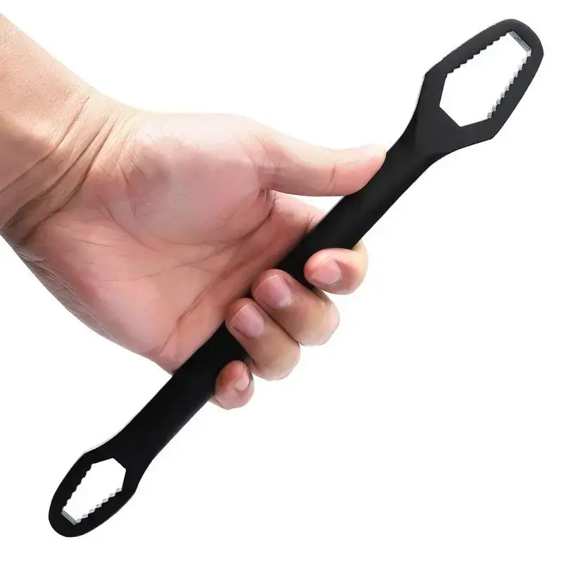 Multifunctional Double Head Wrench, 1 Count Universal Dual Ended Wrench, Adjustable Double-head Torx Wrench Tools, Self-tigh...