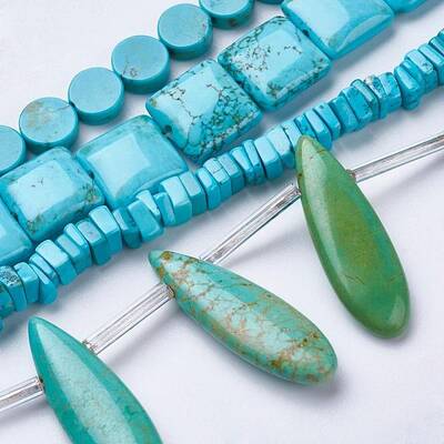 Natural Magnesite Beads Strands