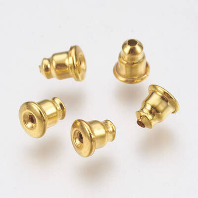 Brass Ear Nuts