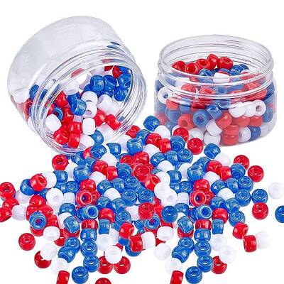 Opaque Acrylic European Beads